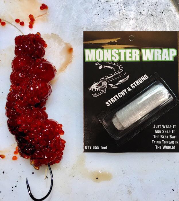 Monster Wrap Pro-Bait Tie In Use